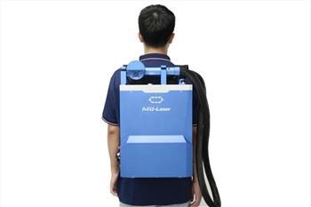 100W Knapsäck Handhållen Laser Rengöring För Svetssöm Rengöring